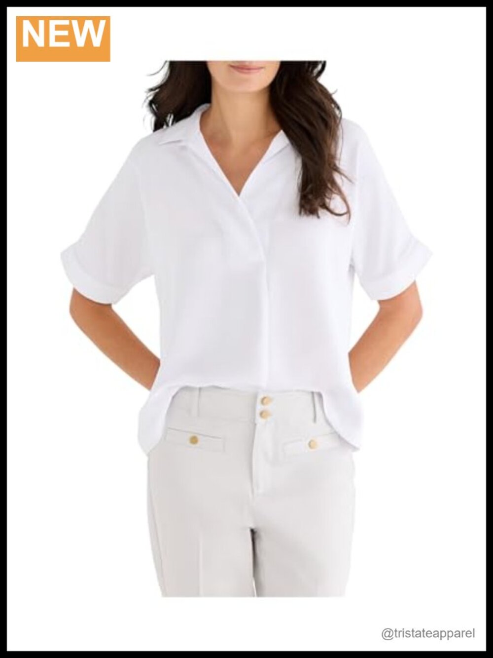 NIC+ZOE Devon Shirt Woven Pullover Elbow Sleeve Dolman Blouse